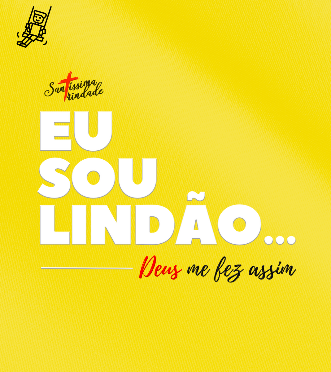 Nome do produto: Camiseta Infantil Forró Santíssima Trindade - Eu sou lindão