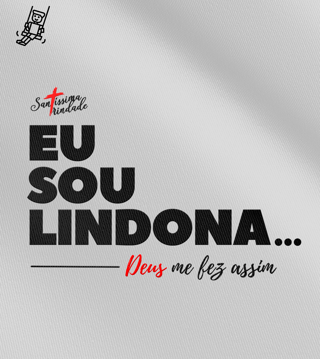 Nome do produto: Camiseta Infantil Forró Santíssima Trindade - Eu sou lindona