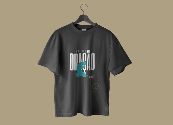 Camiseta Plus Size Ivan Domingos - A melhor oração