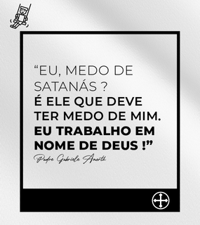 Camiseta Infantil Felipe D'Aloia -  Medo de Satanás?