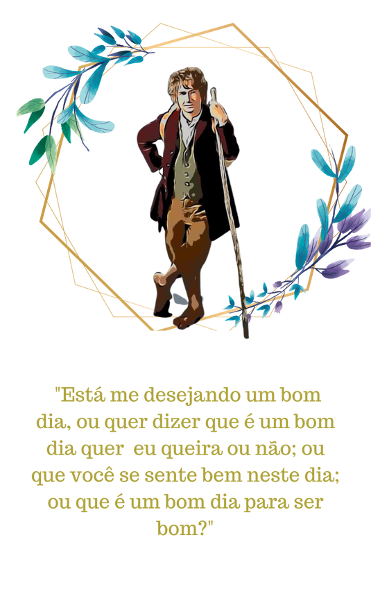 T Shirt Infantil O Hobbit