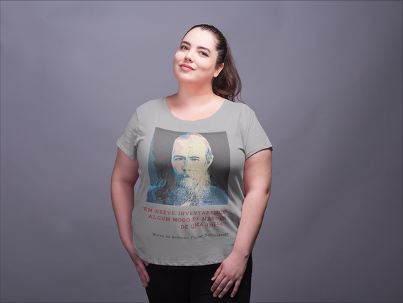 T shirt Plus Size Dostoievski