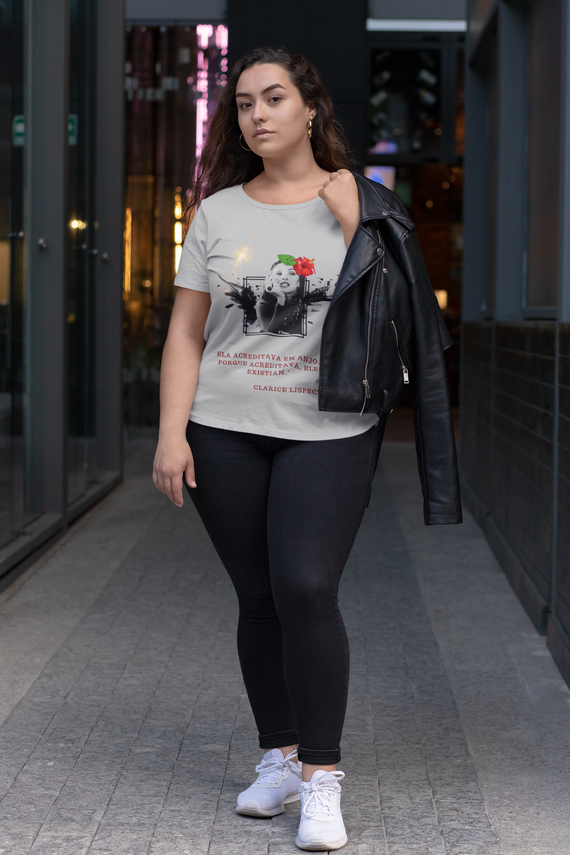 T-shirt Plus size Clarice Lispector