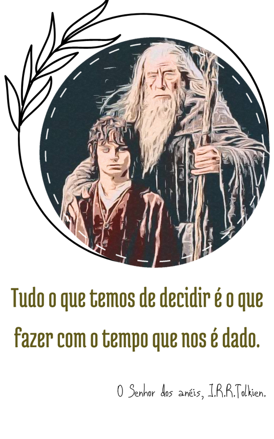 T-shirt Frodo e Gandalf