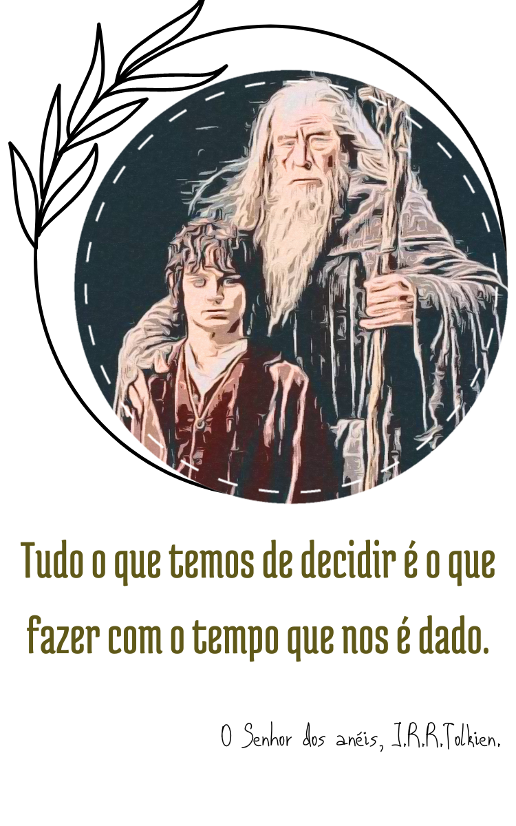 Nome do produto: T-shirt Frodo e Gandalf