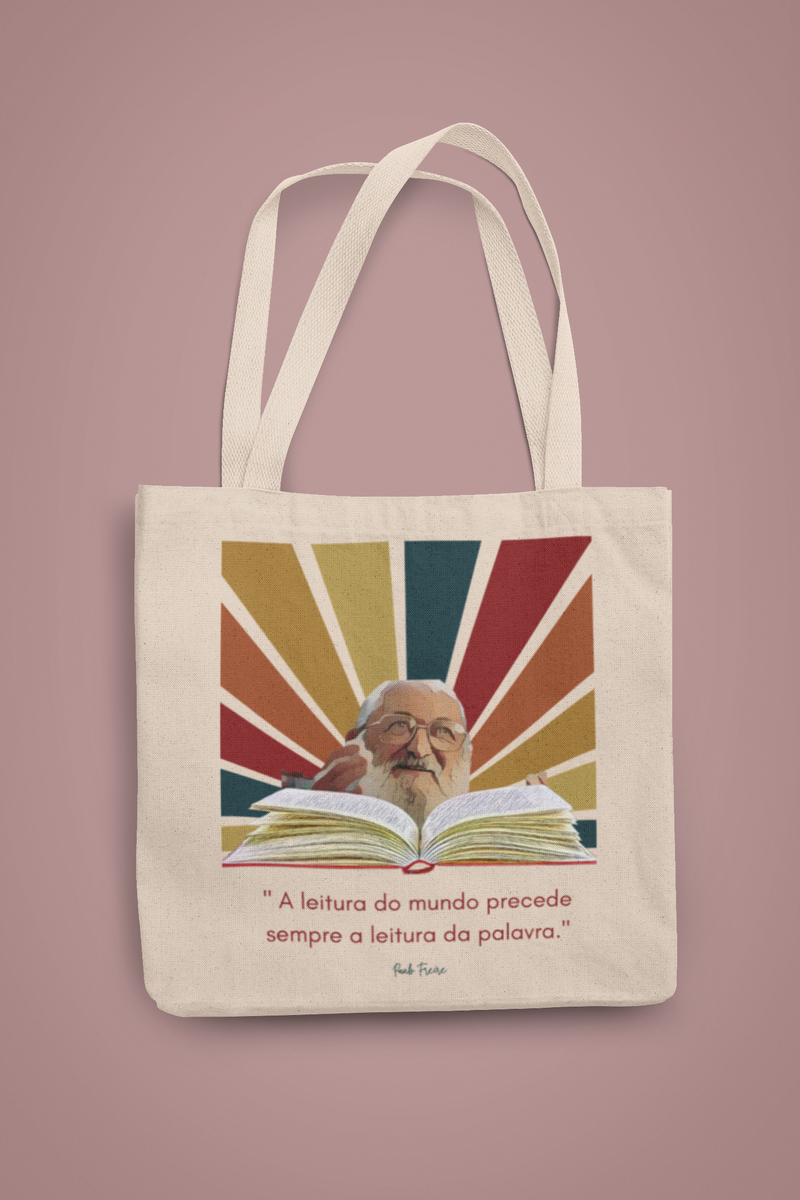 Nome do produto: Ecobag Paulo Freire