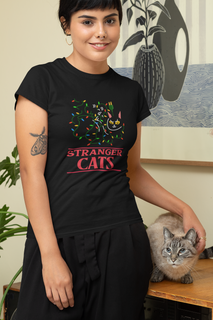 T-shirt Feminina Stranger Cats