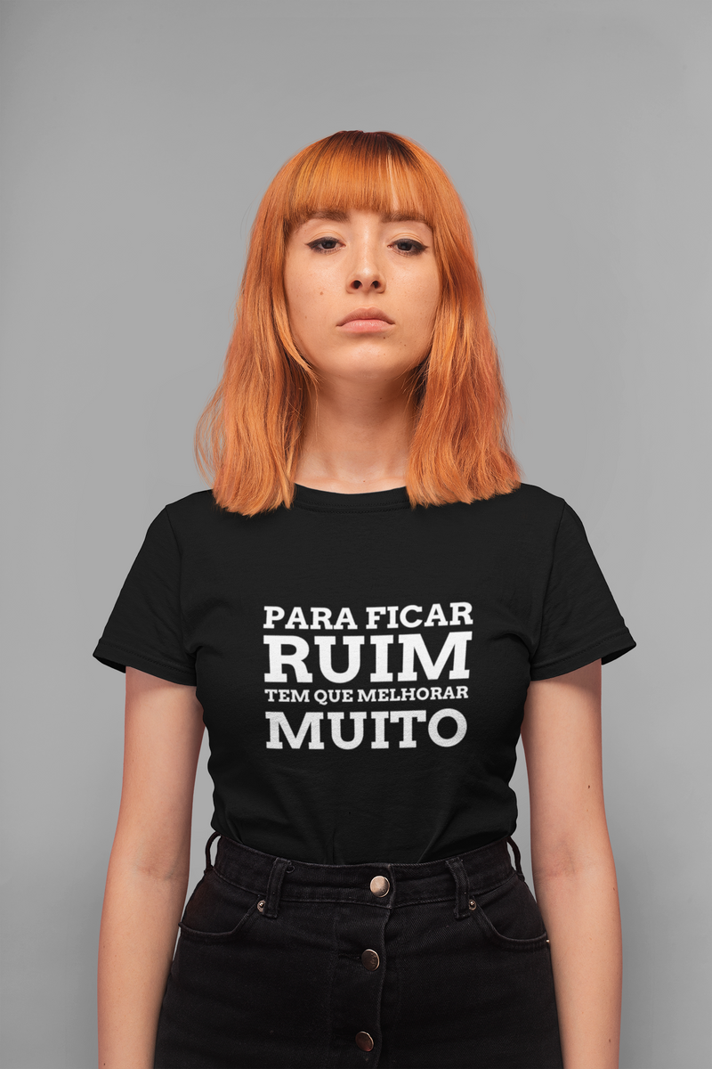 Nome do produtoT-shirt Feminina Melhorar Muito