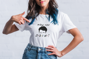 Nome do produtoT-shirt Feminina Friends - How You Doin?