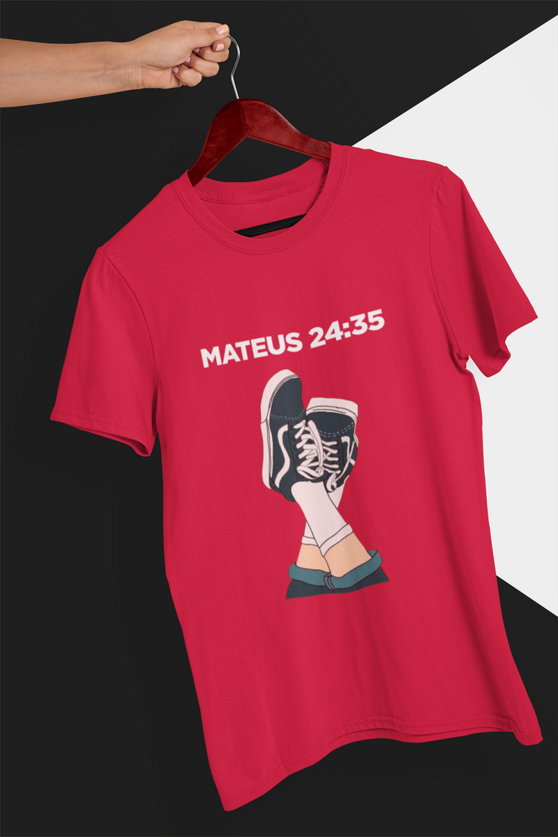 Nome do produto: T-shirt Unissex - Mateus 24:35