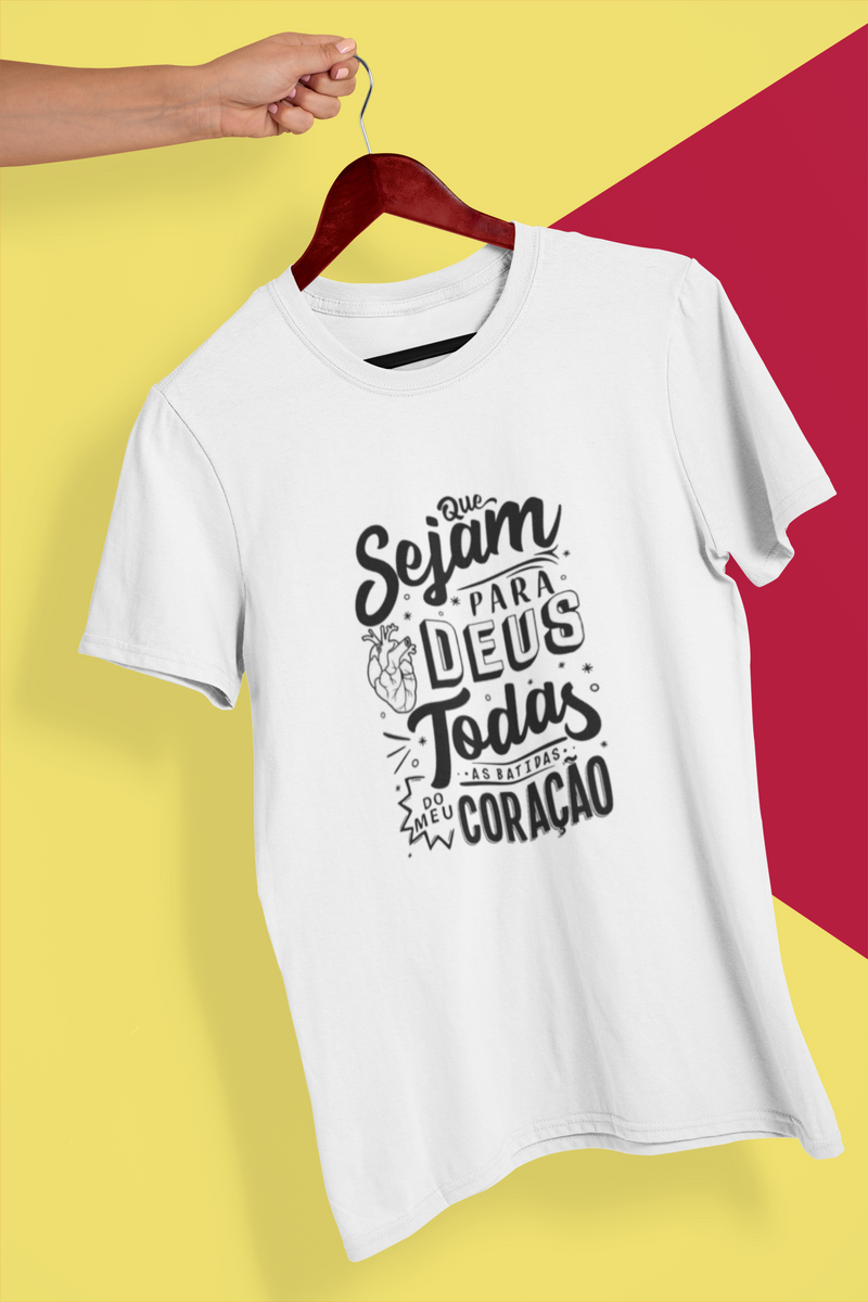 Nome do produto: T-shirt Unissex - Meu Coração