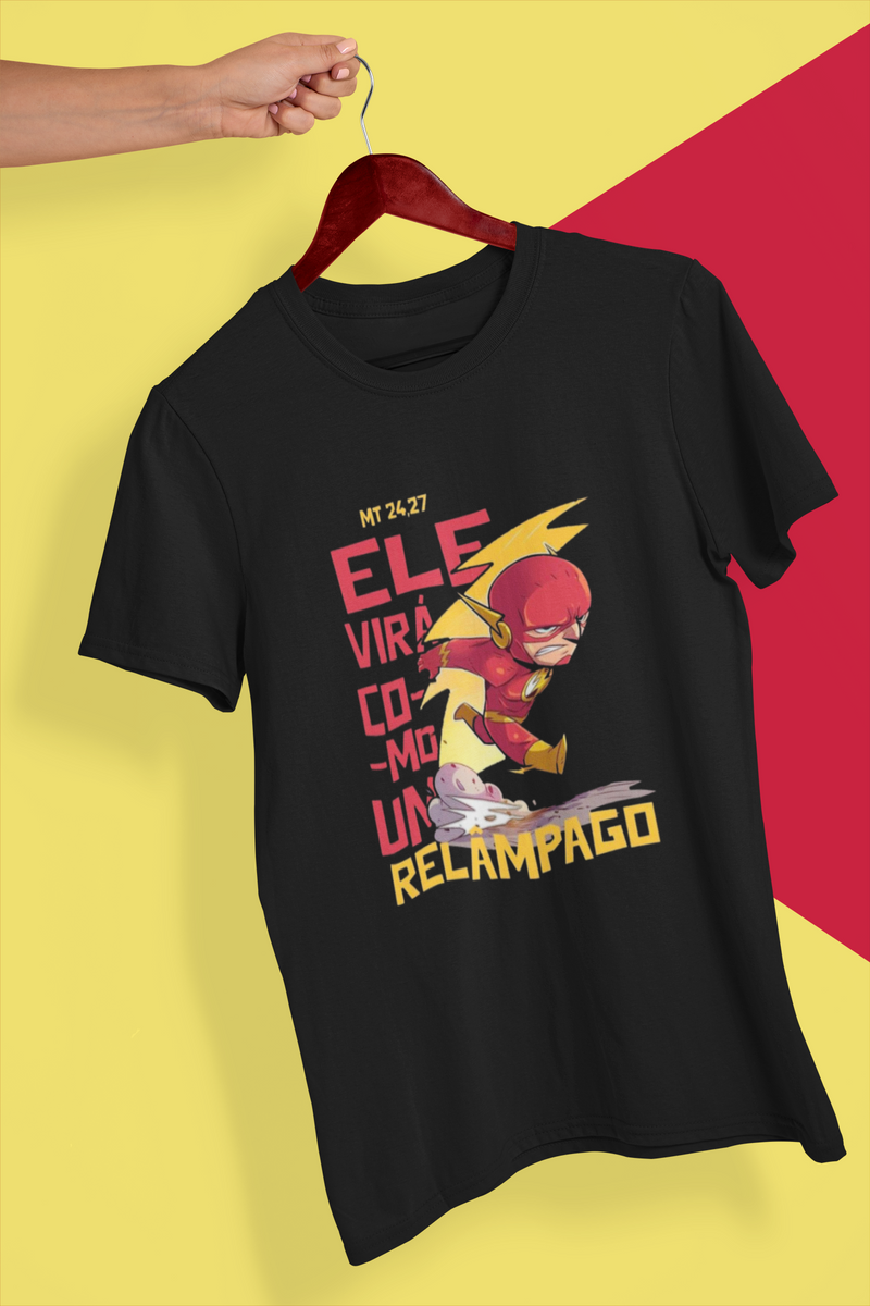 Nome do produto: T-shirt Unissex - Relâmpago