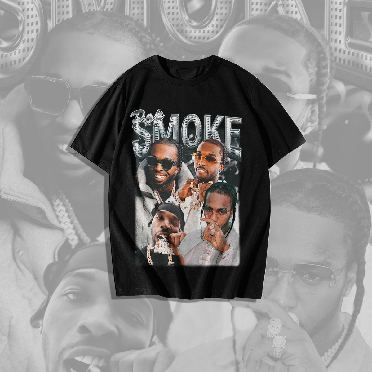 Nome do produto: Camiseta Pop Smoke