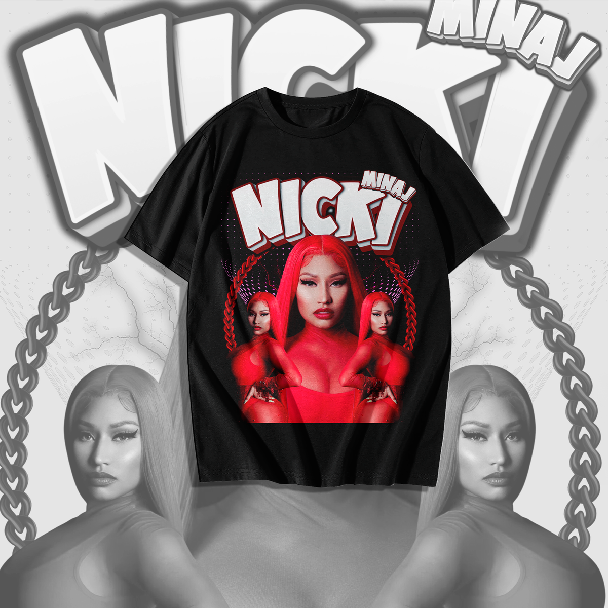 Nome do produto: Camiseta Nicki Minaj