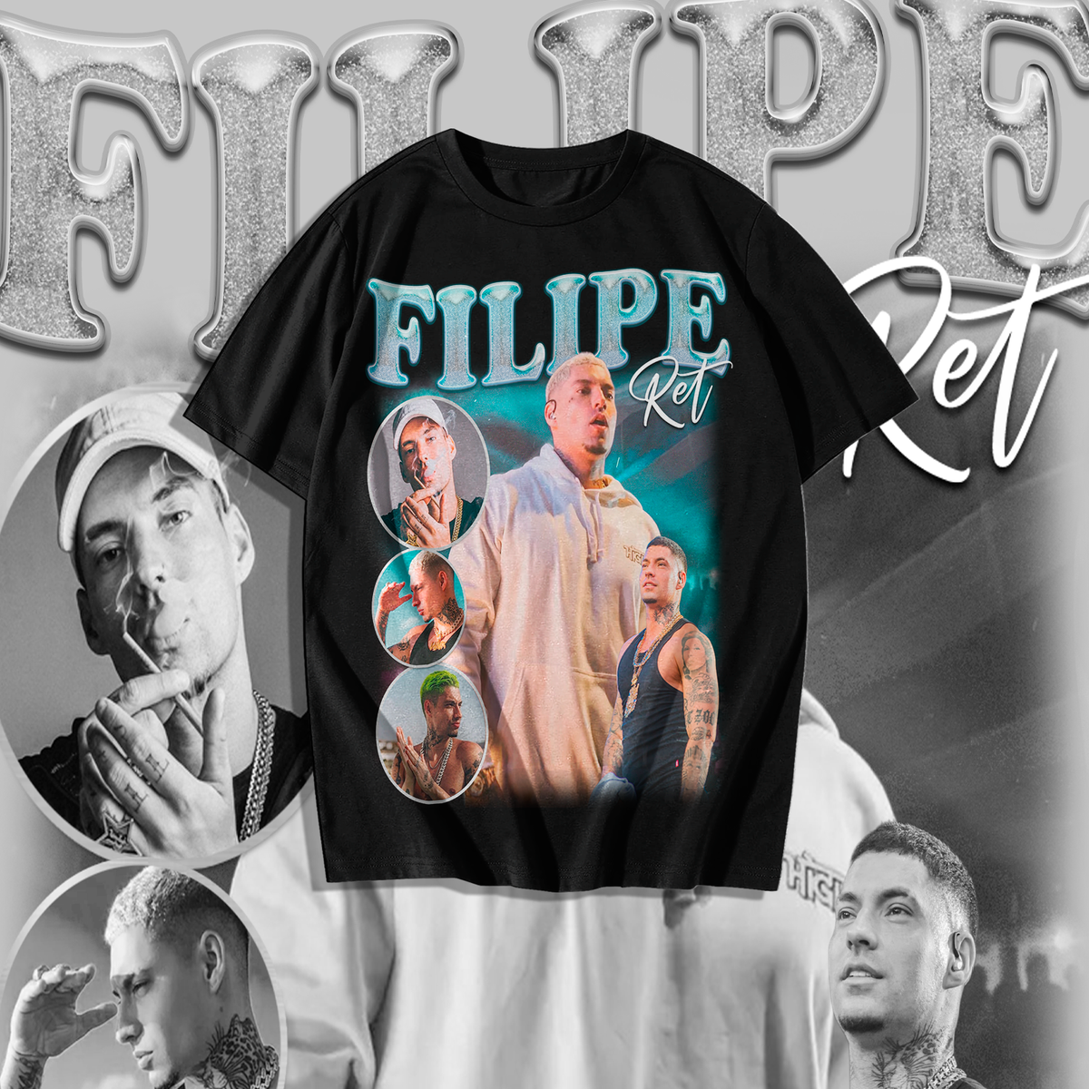 Nome do produto: Camiseta Filipe Ret