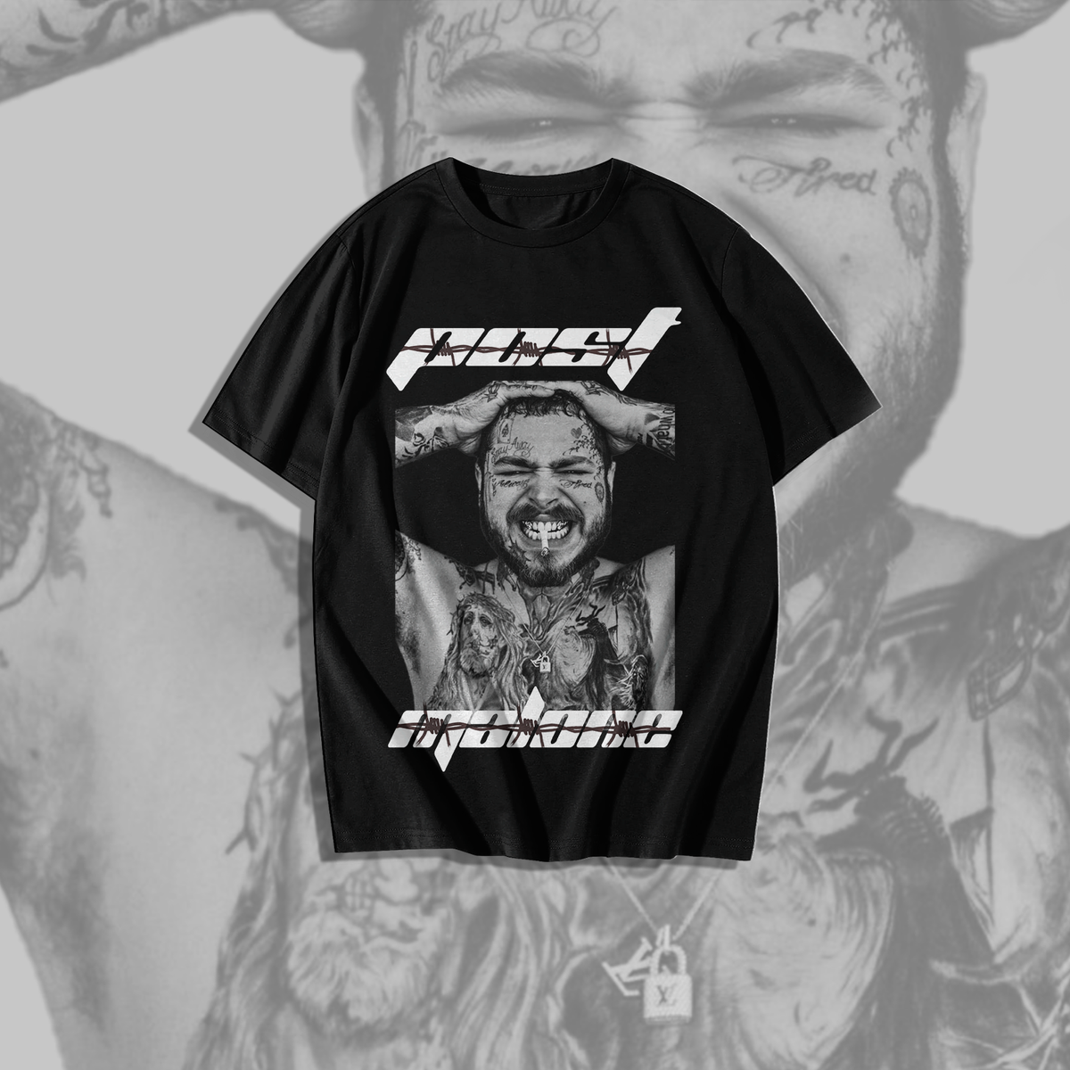 Nome do produto: Camiseta Post Malone