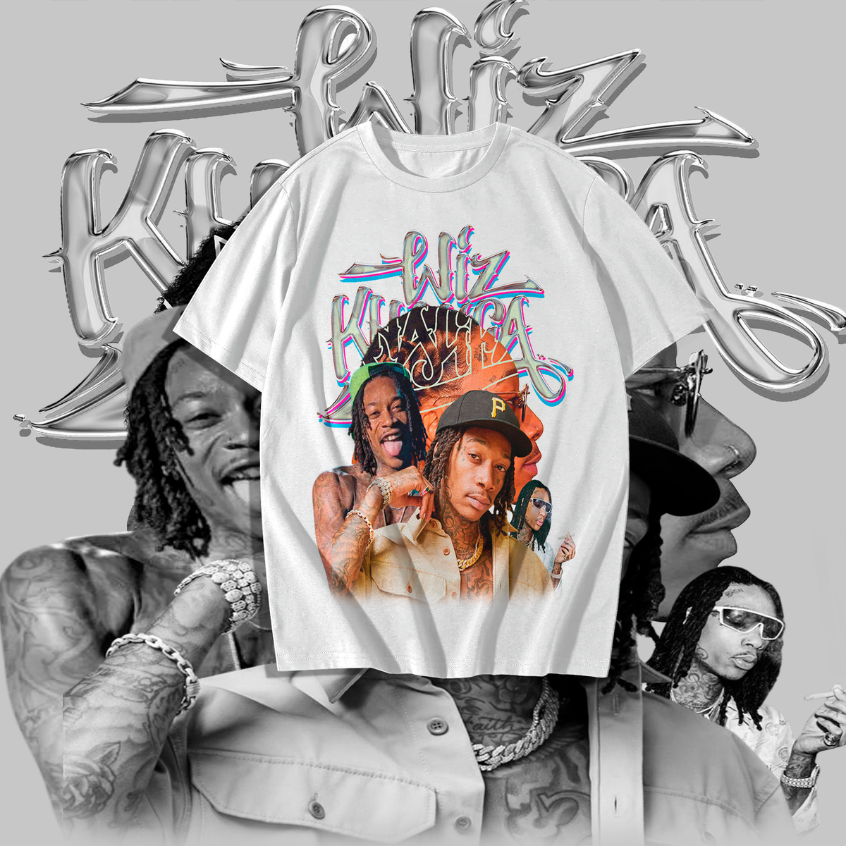 Nome do produto: Camiseta Wiz Khalifa