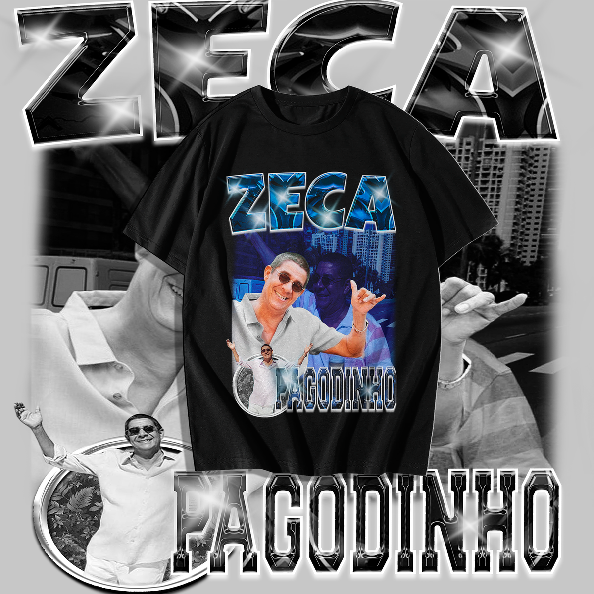 Nome do produto: Camiseta Zeca Pagodinho