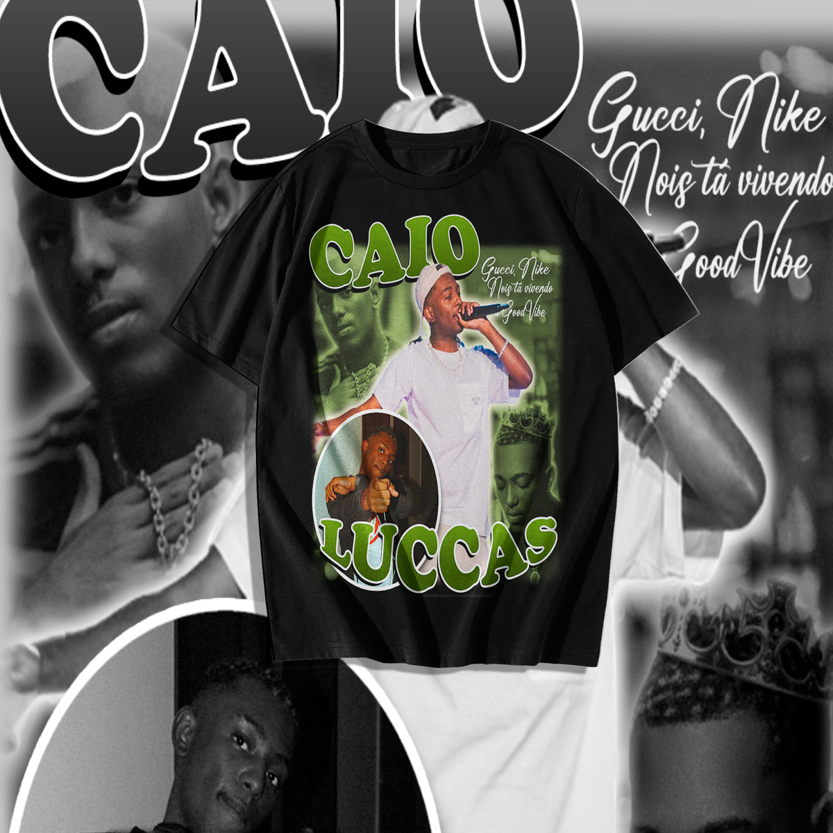 Nome do produto: Camiseta Caio Luccas