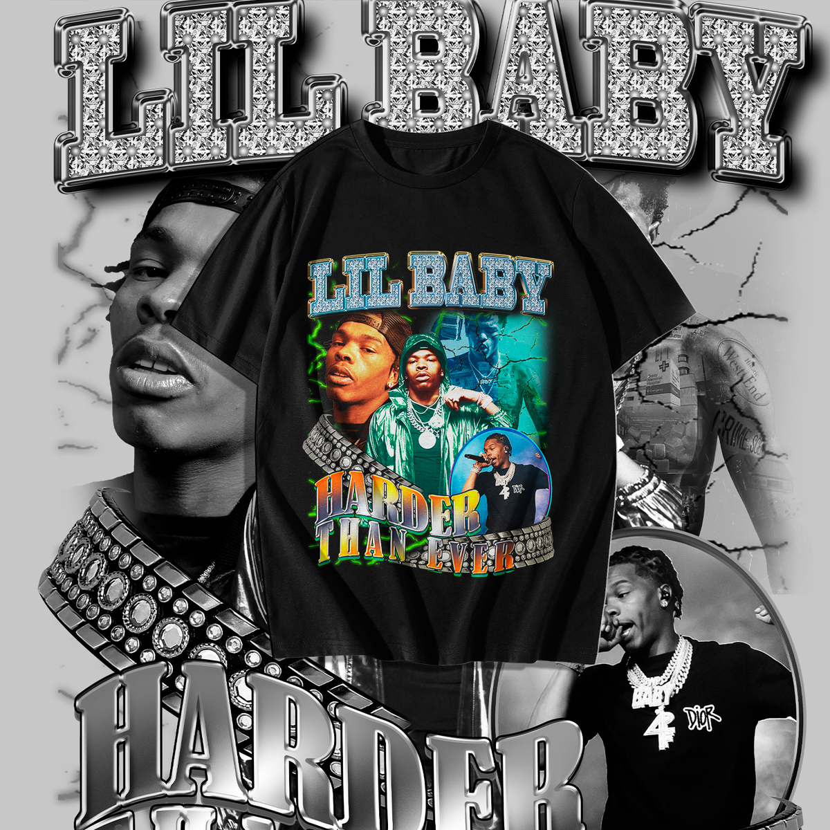Nome do produto: Camiseta Lil Baby