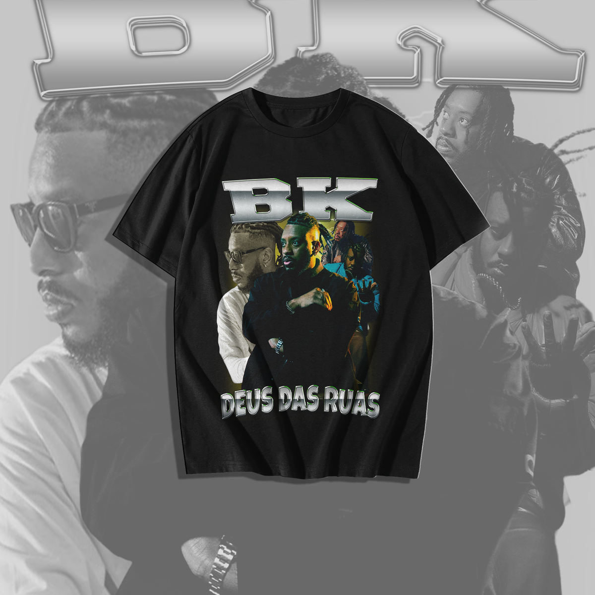 Nome do produto: Camiseta Bk - Deus das ruas