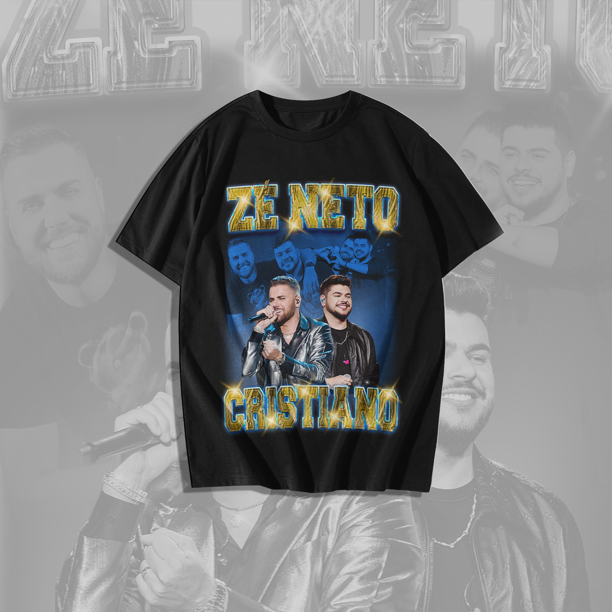Nome do produto: Camiseta Zé Neto e Cristiano