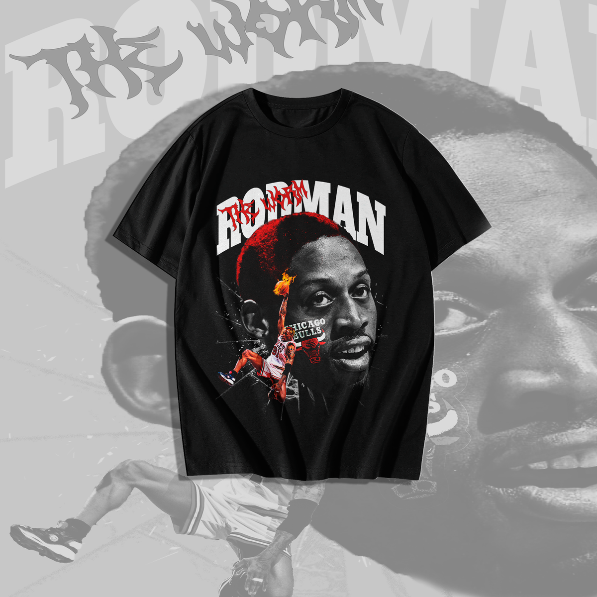 Nome do produto: Camiseta Dennis Rodman