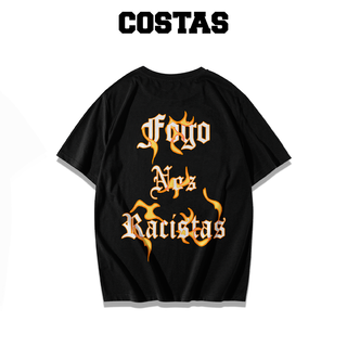 Nome do produtoCamiseta Fogo Nos Racistas (Costas)