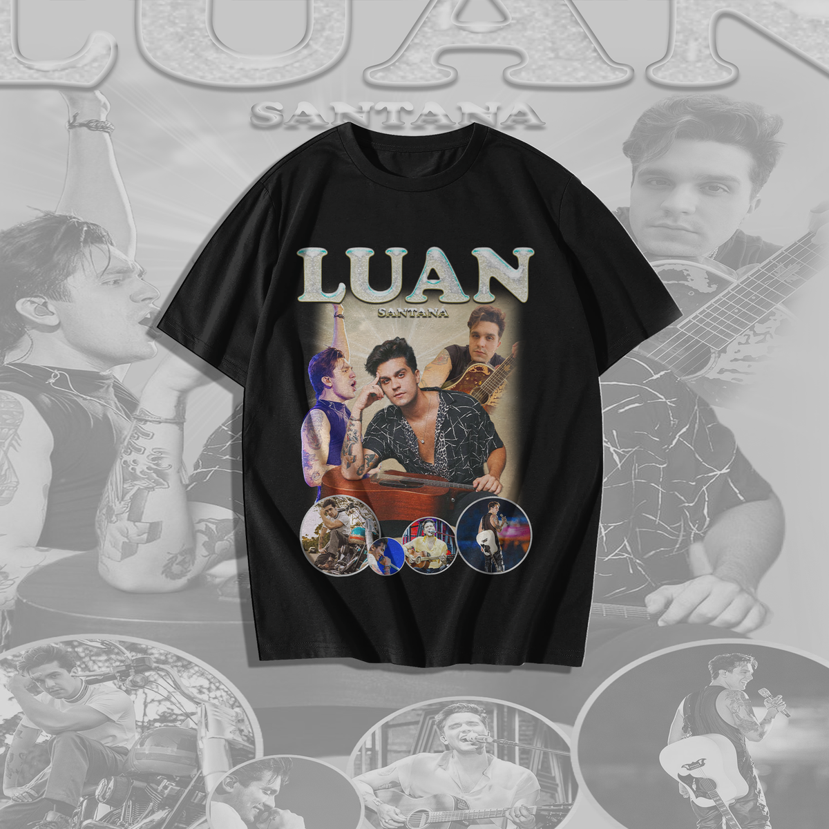 Nome do produto: Camiseta Luan Santana