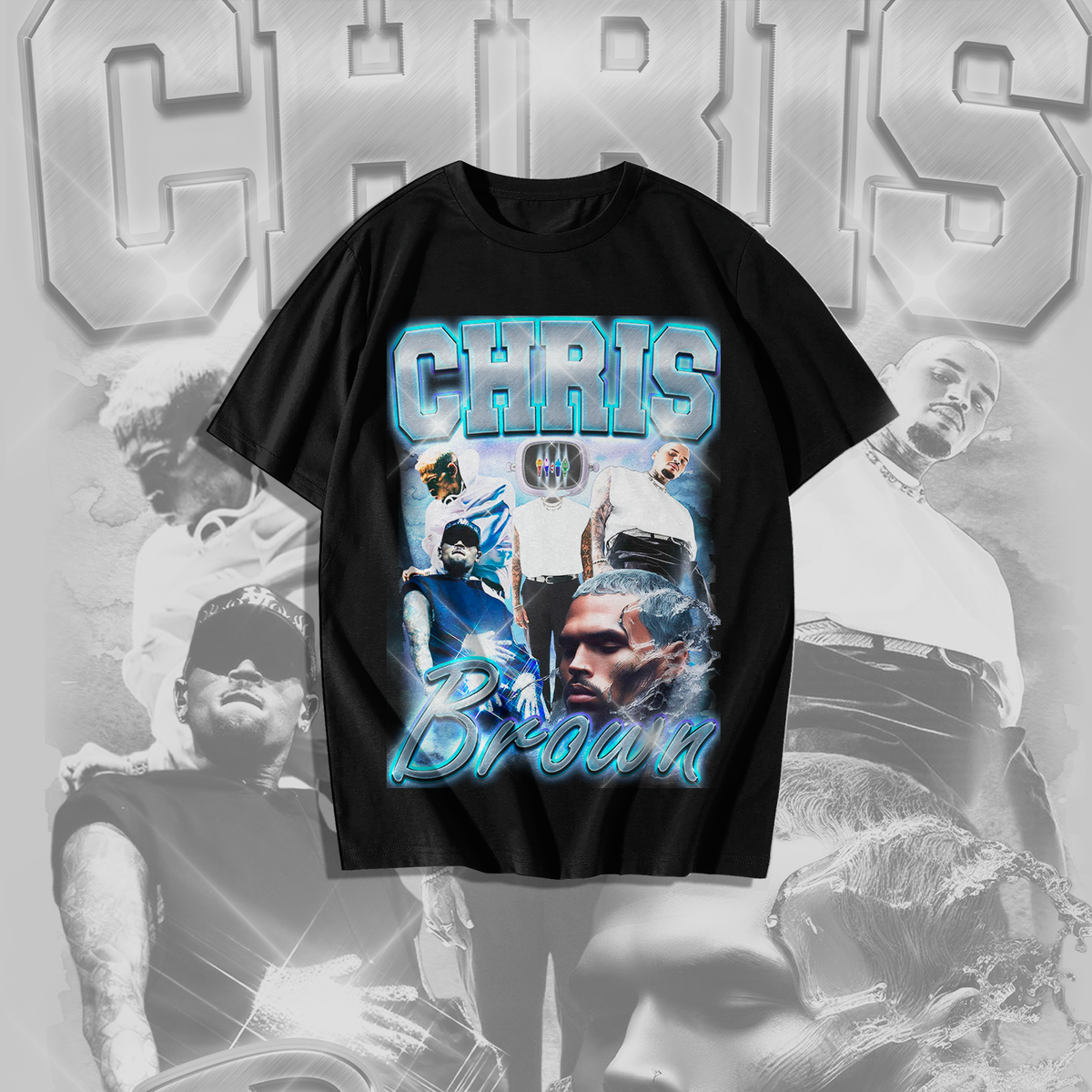 Nome do produto: Camiseta Chris Brown