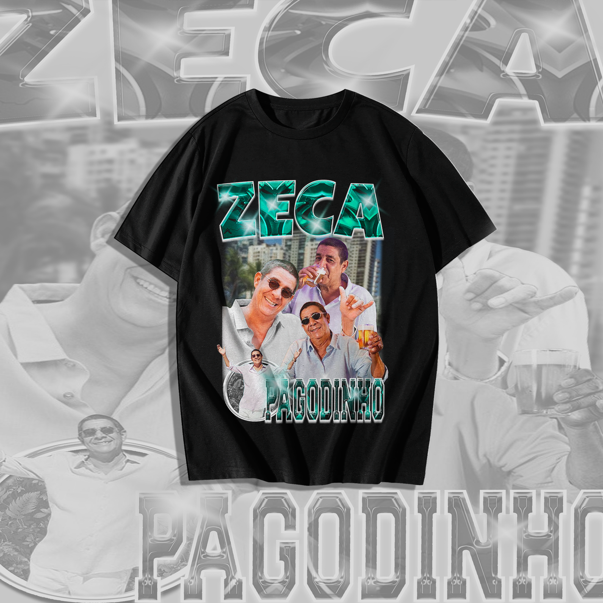 Nome do produto: Camiseta Zeca Pagodinho