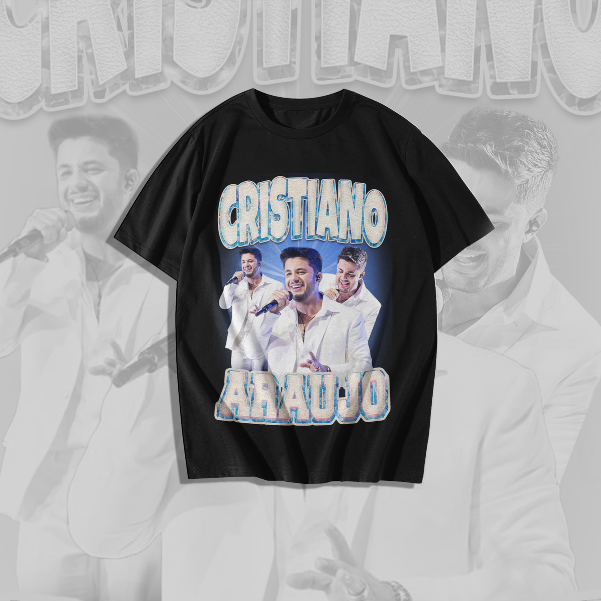 Nome do produto: Camiseta Cristiano Araujo