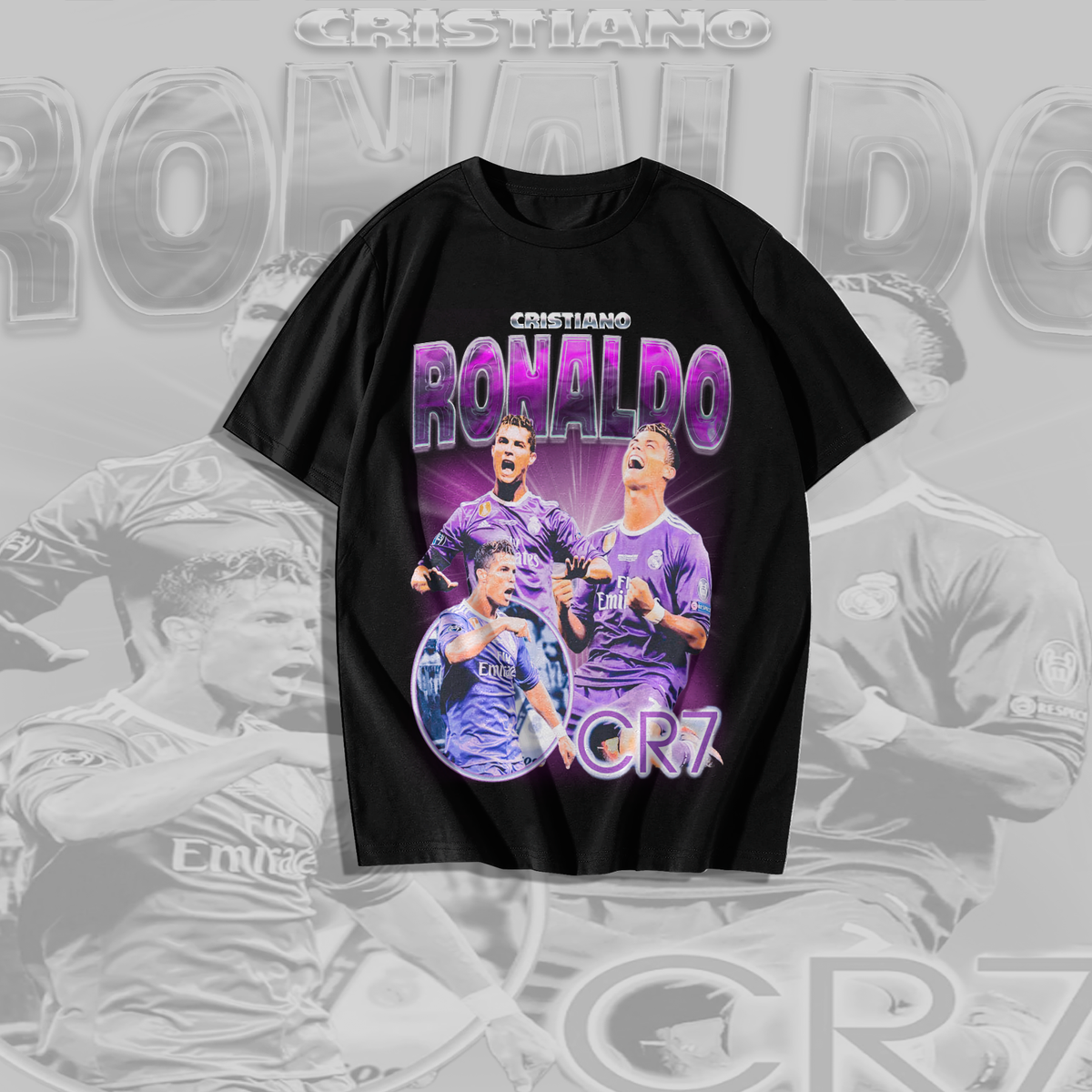 Nome do produto: Camiseta Cristiano Ronaldo - CR7