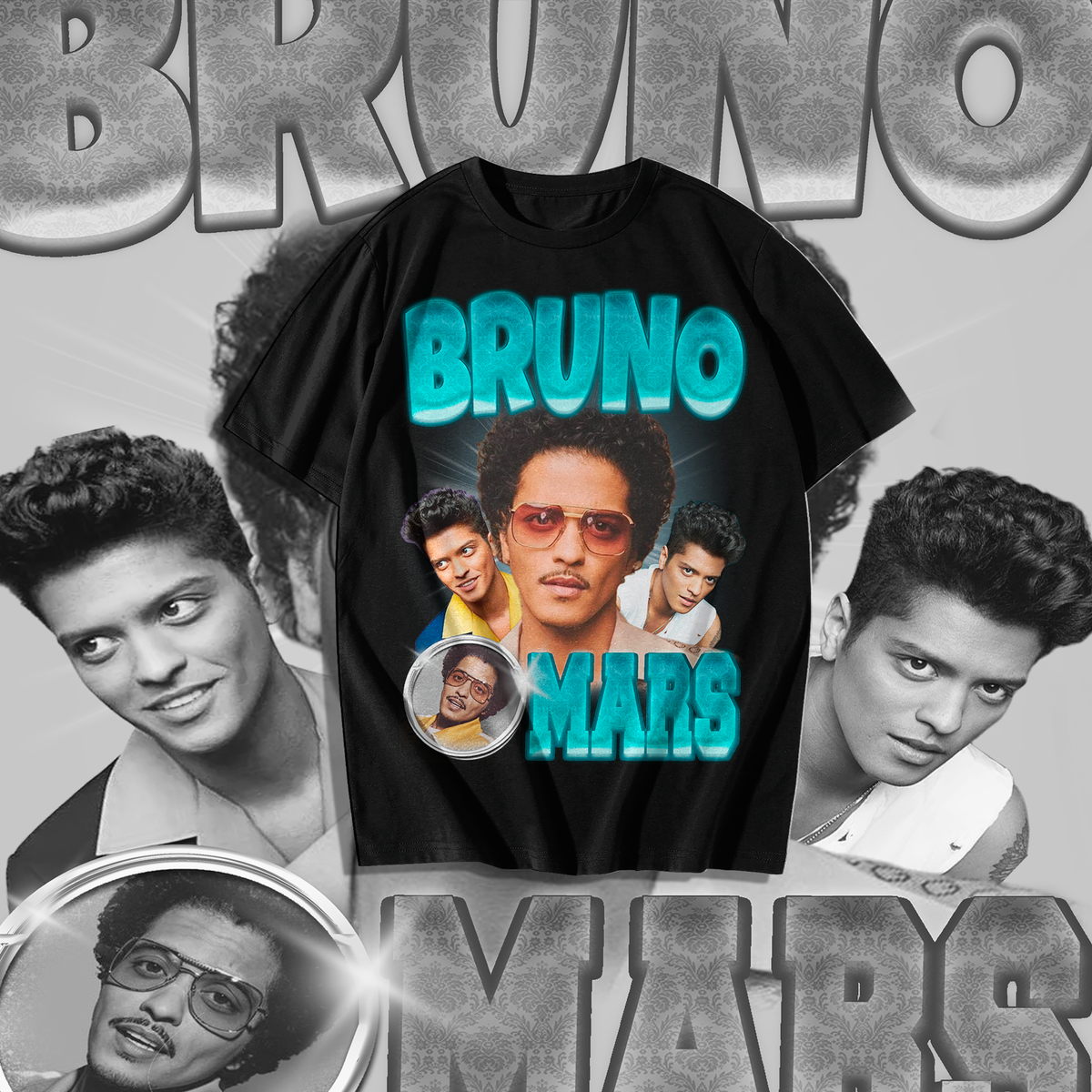 Nome do produto: Camiseta Bruno Mars