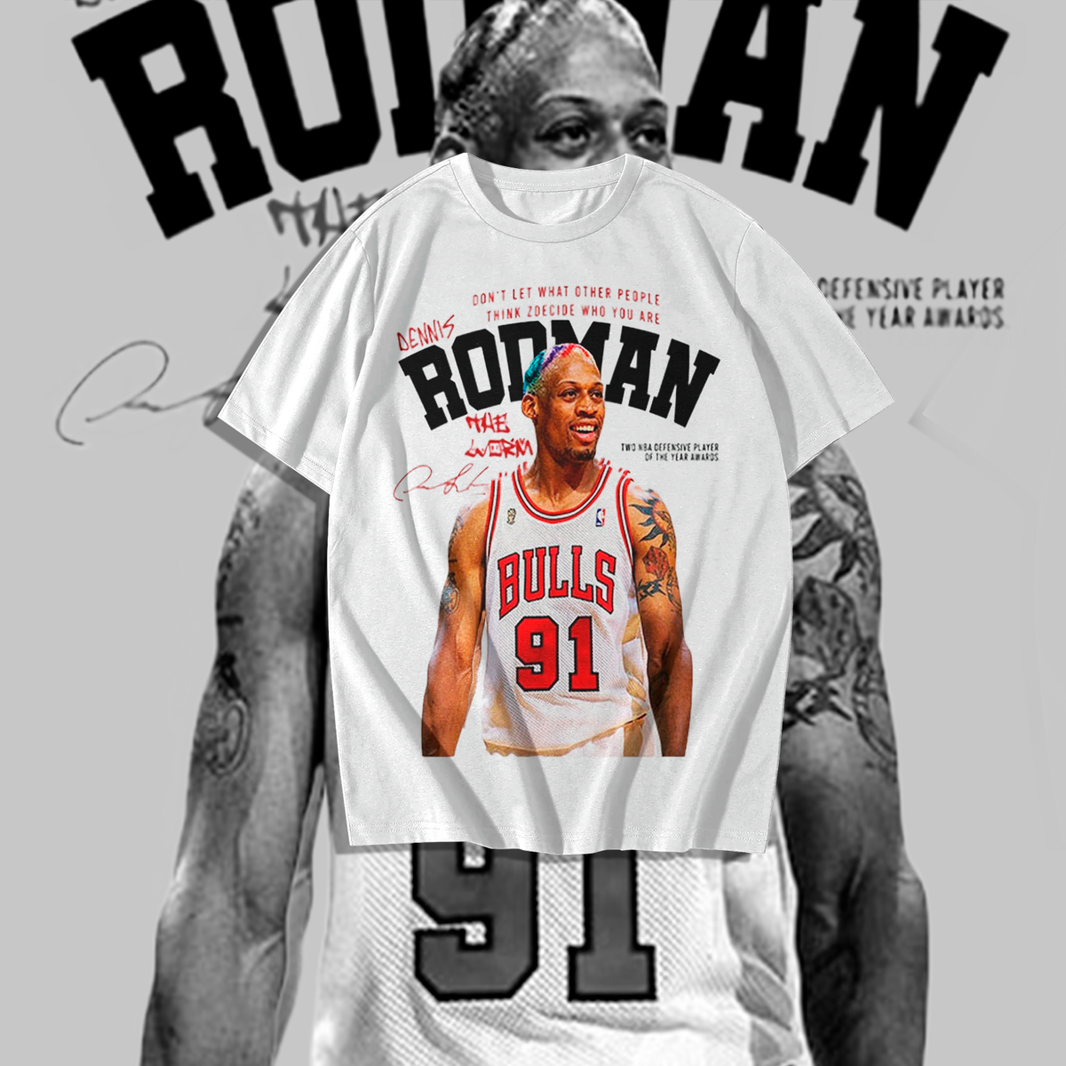 Nome do produto: Camiseta Dennis Rodman