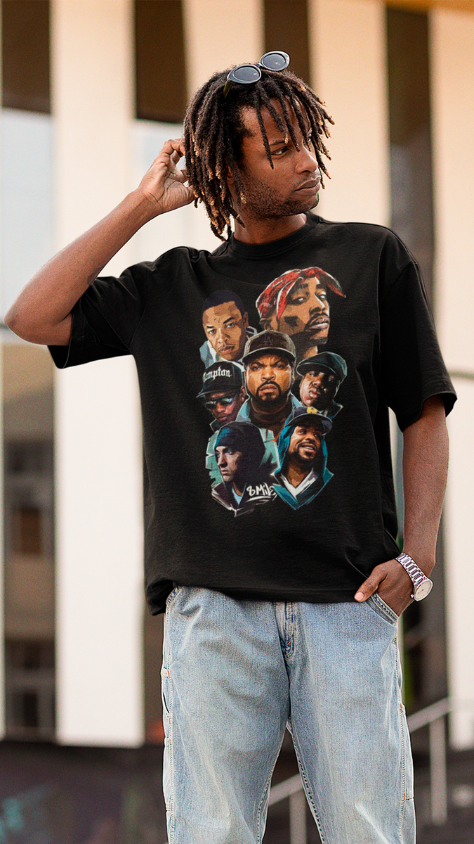 Nome do produto: Camiseta Legends of Hip-Hop 