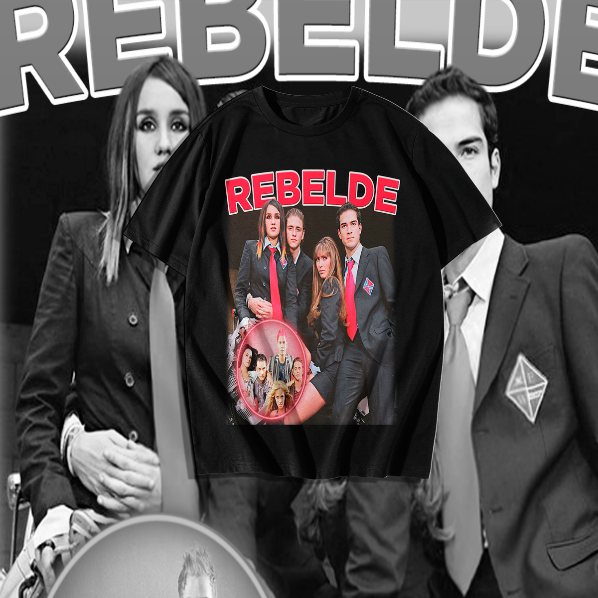 Nome do produto: Camiseta Rebelde