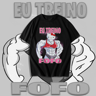 Nome do produtoCamiseta Eu treino fofo