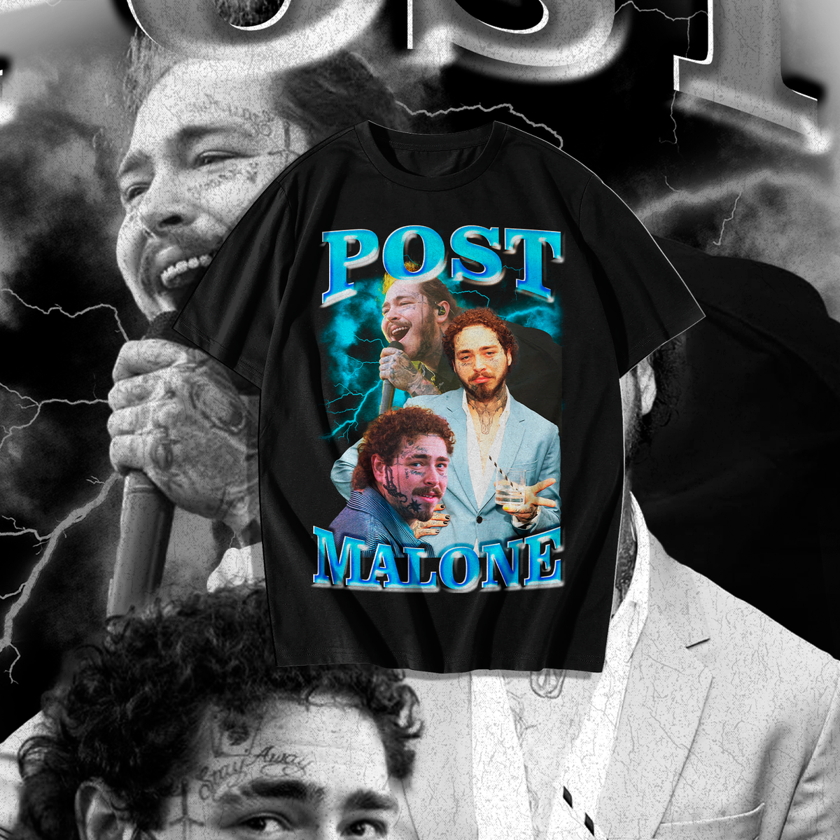 Nome do produto: Camiseta Post Malone