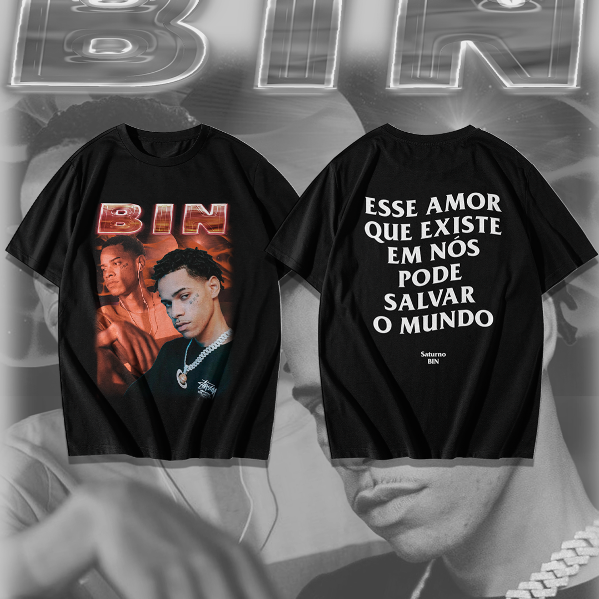 Nome do produto: Camiseta BIN 