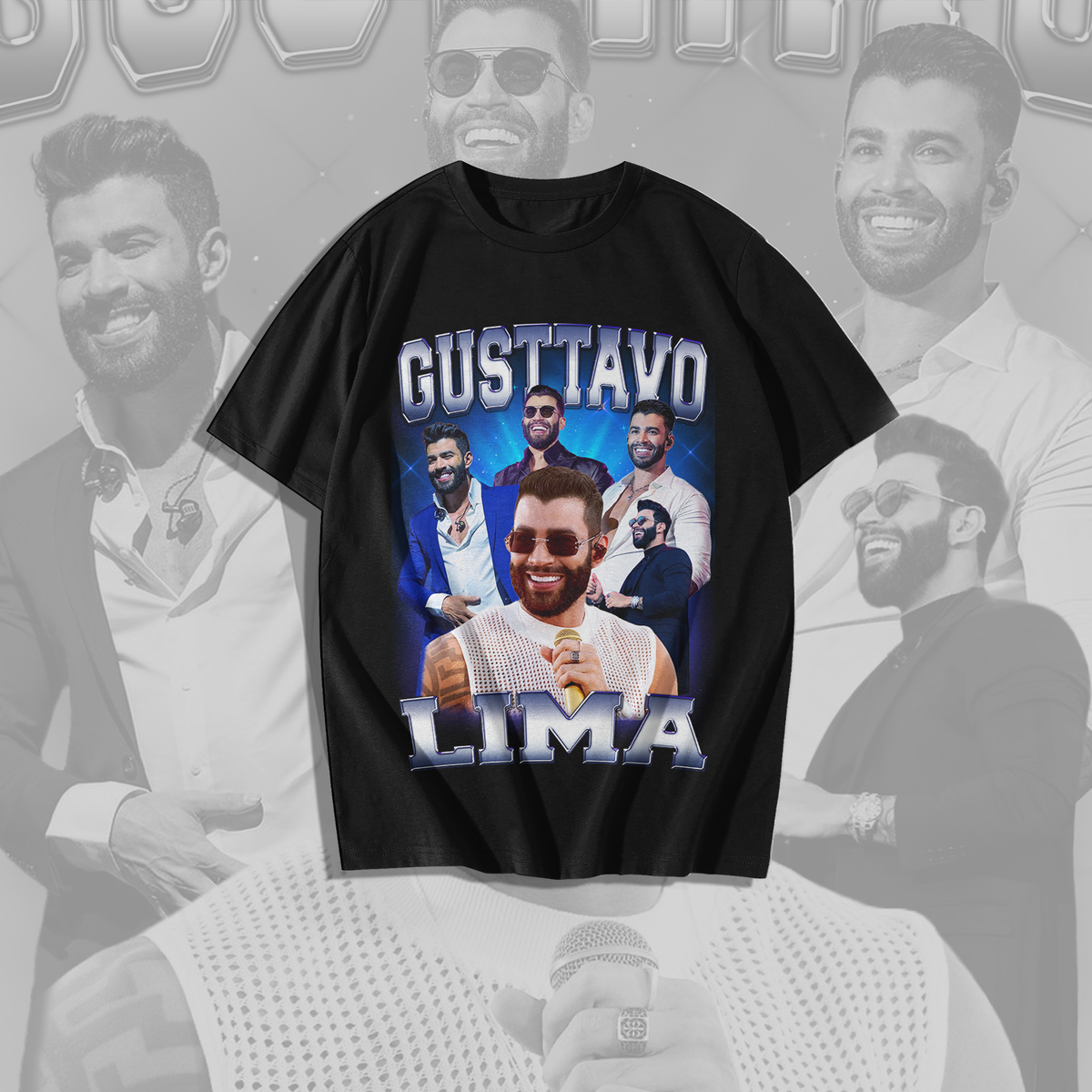 Nome do produto: Camiseta Gusttavo Lima