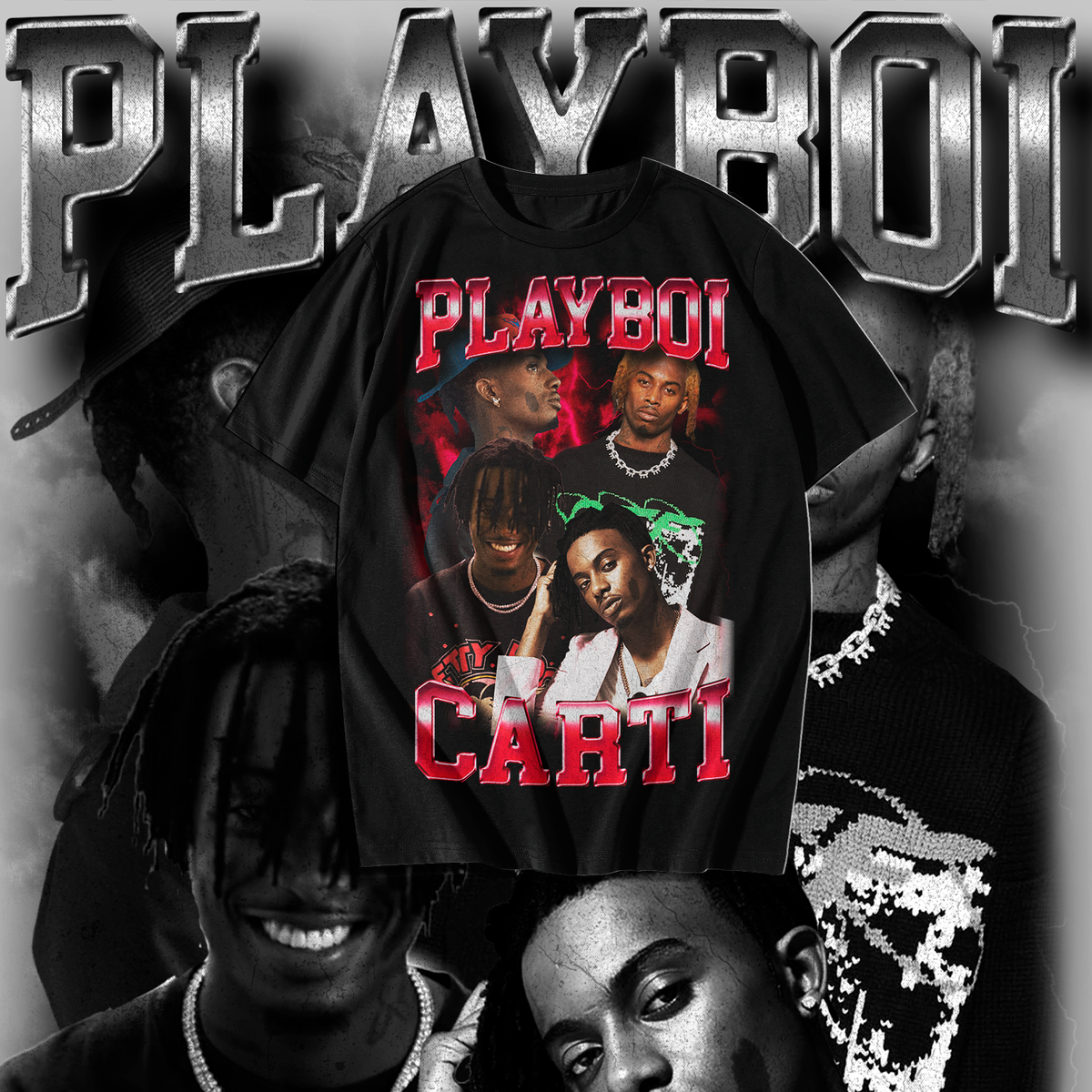 Nome do produto: Camiseta Playboi Carti