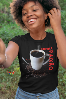 Camiseta Dimona Feminina Estampada Amo Café 