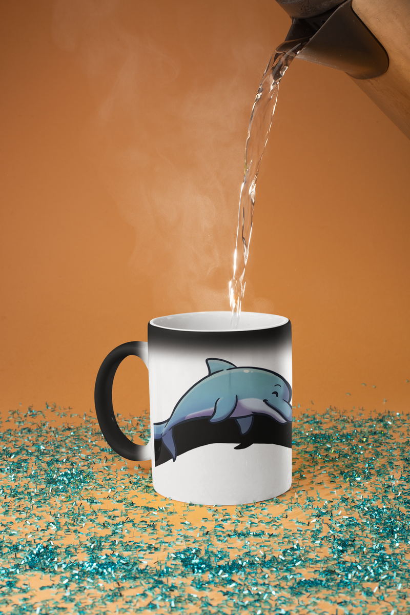 Nome do produto: Caneca Mágica Na sombra do passado - Golfinho / Basilosaurus