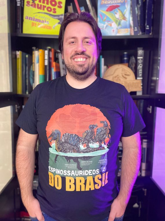 Camiseta Espinossaurídeos do Brasil