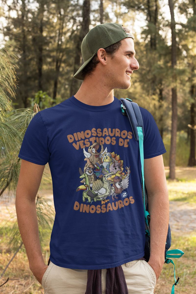 Nome do produto: Camiseta Dinos Vestem Dinos