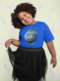 Camiseta Infantil (2 a 8 anos) Planeta Oceano