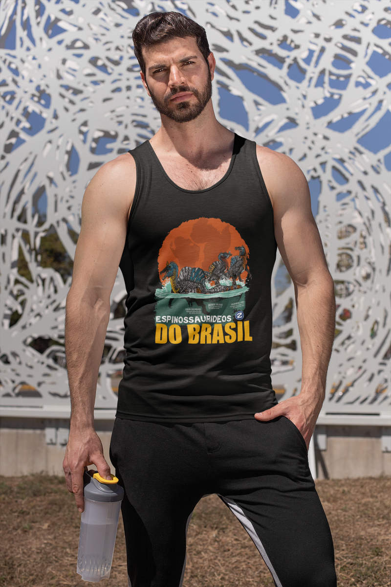 Nome do produto: Camiseta Regata Espinossaurídeos do Brasil