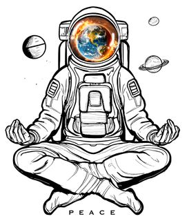 Astronauta Paz - Masc