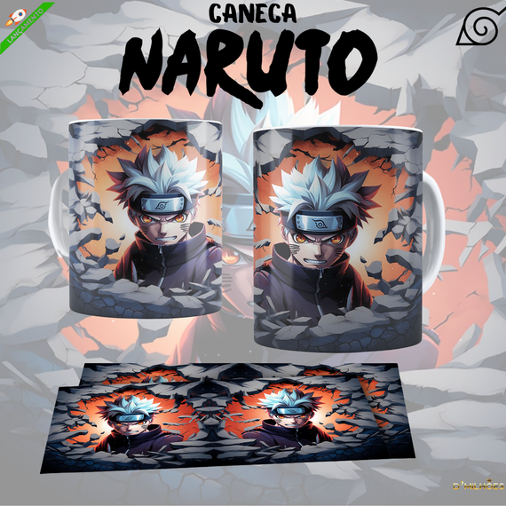 Caneca | Naruto 3D